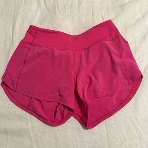 Lululemon Speed Up 4” Sonic Pink